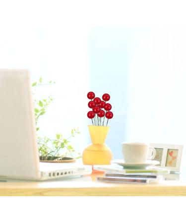 ABOOFAN 432 Pcs Diy Foam Red Fruit Berry Fall Berries for Crafts Red Berries Nativity Decor Faux Berries Branches Christmas Tree Filler Christmas Craft Wreath Pick Artificial Accessories - Buy Online on GoSupps.com