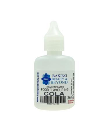 Baking Beauty and Beyond Concentrated Food Flavouring Oil - Dozen of Professional Quality Food Grade Flavouring Oil for Candy Making Baking Cooking Lip Balm and Lip Gloss - Cola (30ml)