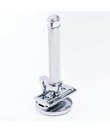 Predolo Stable Shaving Razor Support Base - Premium Silver Design for Classic Shaving | International Shipping Available - Buy Online on GoSupps.com