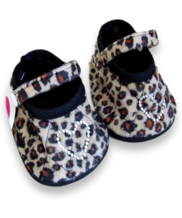 Denim Frilly Leopard Outfit for Build-A-Bear Teddies - Teddy Bear Clothes Wardrobe - Buy Online on GoSupps.com