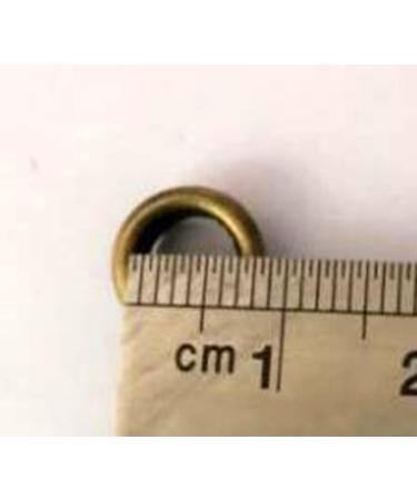 YOYOSTORE 100pc 7mm Bronze Metal Grommets Eyelets for Bead Cores, Clothes, Leather, Canvas - Buy Online on GoSupps.com