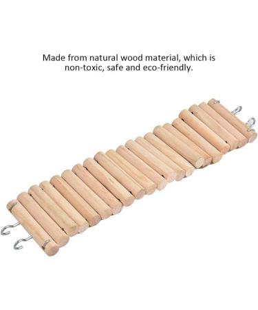 Wooden Hamster Ladder - Pet Suspension Bridge for Climbing and Swinging - Ideal for Mice, Gerbils, Chinchillas, and Parrots - Buy Online on GoSupps.com