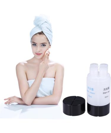 PLAFOPE 1pc Set 4 in 1 Travel Dispenser Cosmetic Travel Containers Travel Cosmetic Containers Leakproof Travel Lotion Bottle Travel Liquid Container Travel Toiletries Empty Bottle Storage medium Black - Buy Online on GoSupps.com