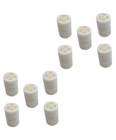 FOMIYES 10 Pcs Loofah Sponge for Cleaning Kitchen Washing up Sponge Cleaning Body Sponge Natural Bath Body Sponge Bath Pouf Loofah Kitchen Cleaning Brush Bath Ball White Massage