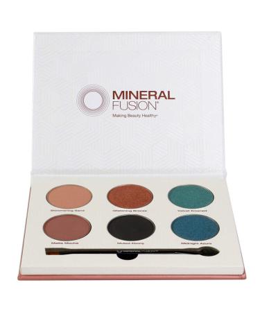 Mineral Fusion, Limited Edition Velvet Eye Shadow Palette, Multi Colors, 1 Count