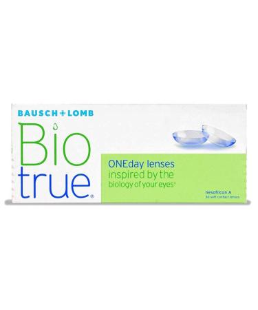Bausch and Lomb Biotrue ONEday daily lenses spherical contact lenses soft 30 pieces BC 8.6 mm/DIA 14.2 / -9.5 diopters - Buy Online on GoSupps.com