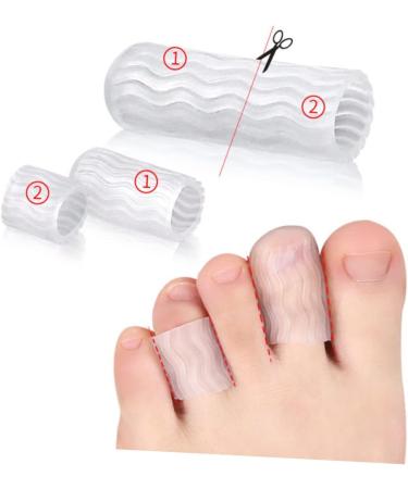 Hemoton Silicone Gel Toe Warmers Protector - 5 Pairs of Toe Caps/Cushions/Covers Sleeves for Finger and Toe Protection - Buy Online on GoSupps.com
