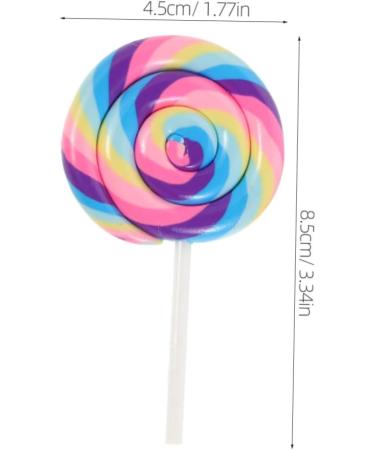 TOYANDONA 1set Lollipop Doll Toys Fake Candy Carnival Candy Christmas Lollipop Prop Mini Lollipop 4pcs - Buy Online on GoSupps.com
