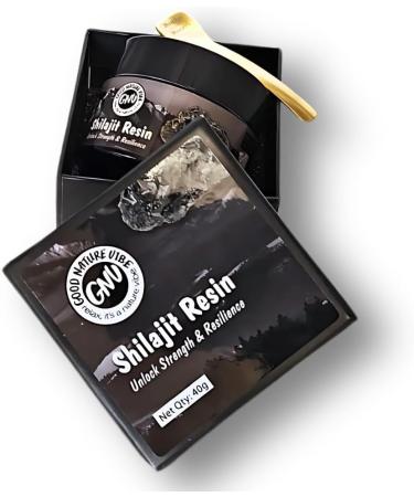 Good Nature Vibe Shilajit Resin 40 grams - 100% Natural & Pure Himalayan Shilajit - Buy Online on GoSupps.com