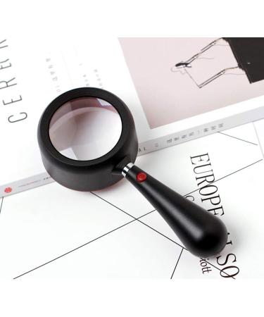 Magnifying Glasses for Hobbies Reading Magnifier Hand-held Lightweight LED Lights 20 Times HD Repair Recognition Elderly Students Children Reading Magnifying Glass Vision - Buy Online on GoSupps.com