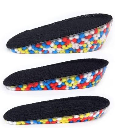 Premium Shoe Heel Grips for Men - Shock Absorption Heel Spurs & Cracked Heels - Elevate Comfort (Black 3.5CM) - International Shipping Available - Buy Online on GoSupps.com