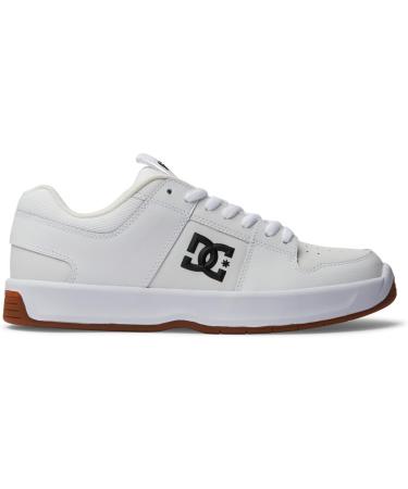 DC Shoes Men's Lynx Zero Leather Sneakers - White Gum - EU Size 44 | International Shipping Available - Buy Online on GoSupps.com