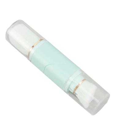 Double Head Retractable Powder Brush | Ergonomic Blue Makeup Brush for Portable Use - Ideal for Home & Travel - Buy Online on GoSupps.com