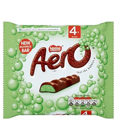 Aero Peppermint Bubbly Bar Multipack 4 x 27g