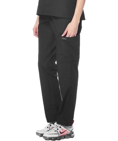 Dagacci Unisex Scrubs Pants - XX-Large Black | Medical Uniform for Women and Men - Buy Online on GoSupps.com