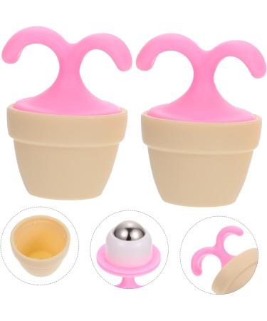 Shop Sewoart 2 STK Rederball Portable Massage Device Manual Roller & Acupressure Foot Massager Wood & Metal Deep Tissue Relief 6.5x5cm Pink - Buy Online on GoSupps.com