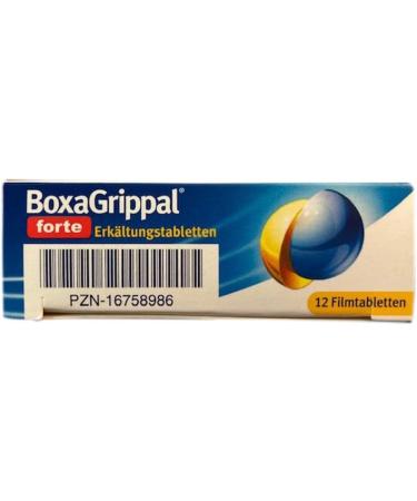Buy BoxaGrippal Forte Cold Tablets Value Pack - 2x12 Film-Coated Tablets | Fast International Shipping - Buy Online on GoSupps.com