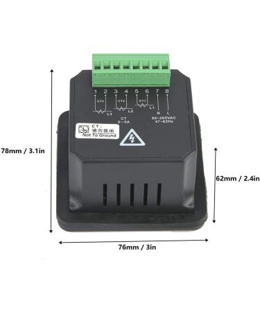 AC Current Ammeter Meter Generator Three-Phase AC Ammeter Tester Digital Display AC Current Meter - Buy Online on GoSupps.com