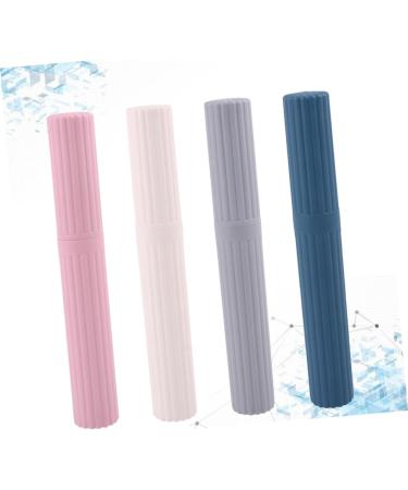 Minkissy 4-Piece Toothbrush Case Set | Durable Travel Toothbrush Containers for International Shipping - Buy Online on GoSupps.com