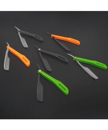 Professional Stainless Steel Straight Razor for Men | Black Barber Shaver for Home Salon Grooming - Buy Online on GoSupps.com