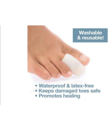 Gel Toe Caps & Protection - Relief for Missing/Ingrown Nails | 6 Pieces - Fast International Shipping - Buy Online on GoSupps.com