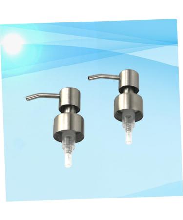 Unomor 6 Pcs Stainless Steel Cream Pump Heads - Bottle Accessories & Press Pumps for Easy Dispensing - Buy Online on GoSupps.com