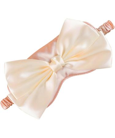 Zetiling Soft Blackout Eye Cover - Fashionable Bowknot Design Skin-Friendly Lightweight & Portable Sleep Mask for Women - Pink - Buy Online on GoSupps.com