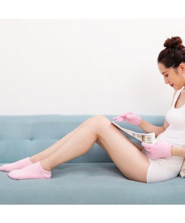 Moisturizing Gel Glove Sock Essential Oil Spa Glove Sock for Hand Feet Dry Skin Care 2Pairs Hand Moisturizer Gloves111 - Buy Online on GoSupps.com