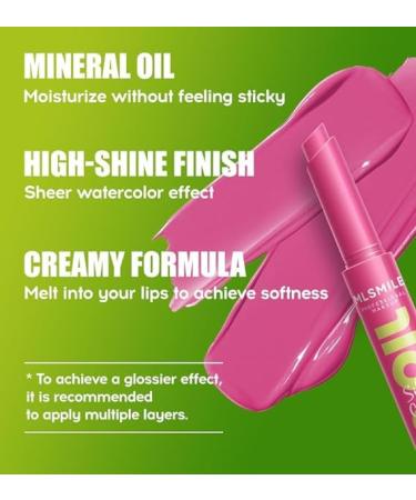 Shop 3 Colors Fat Lip Oil Click Slick - Non-Stick High Pigment Moisturizing Lip Plumper with Coconut Oil | Long-Lasting Lip Balm Set A - Buy Online on GoSupps.com