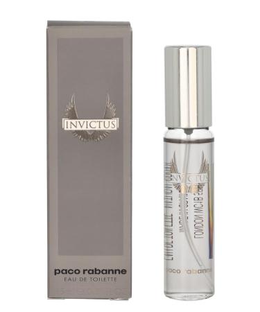 Paco Rabanne Invictus Cologne For Men Mini EDT Spray .51 Fl Oz