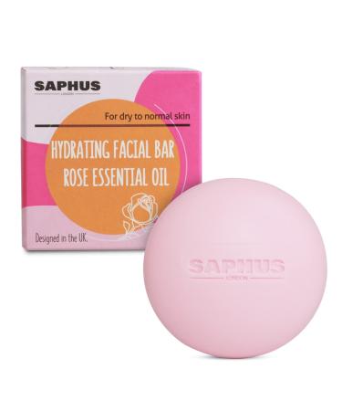Face Wash Bar Facial Cleansing Bars Balancing Face Soap Cleanser Hydrating for Dull Dry Normal Skin Amino Acid Facial Cleanser Soap Free Sulfate Free Zero Waste PINK