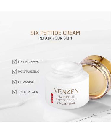 VENZEN Six Peptide Repair Cream with Hexapeptide-11 Extract - 50g - Buy Online on GoSupps.com