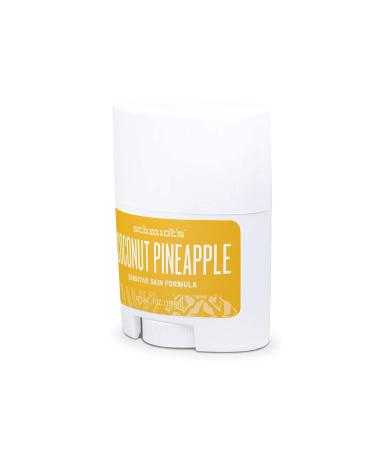 Schmidt's Coconut Pineapple Natural Deodorant Stick Travel Size 0.7oz - Sensitive Skin Formula - Buy Online on GoSupps.com