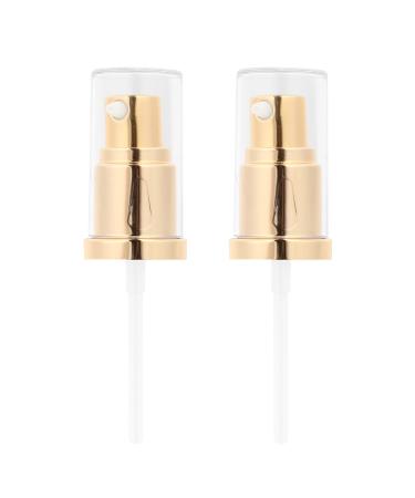 Solustre replacement make-up pump set plastic delicate perfume pump pump pump head top for travel home foundation lotion beauty oil and other liquid cosmetics 2PCs