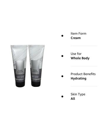 Bath and Body Works Men's Collection Ultra Shea Body Cream 2 Pack - Clear Horizon 8 Oz - Ultimate Hydration - Buy Online on GoSupps.com