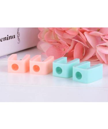 Minkissy 2pcs Eyebrow & Eyeliner Pencil Sharpener | Mini Plastic Compact Tool for Eye Makeup | Women Girls | Random Color - Buy Online on GoSupps.com