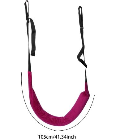 MERIGLARE Lumbar Traction Belt Traction Stretch Strap Home Care Elderly Patient Family Spinal Back Belt Sturdy Lumbar Retractor Belt with Buckle Violet - Buy Online on GoSupps.com