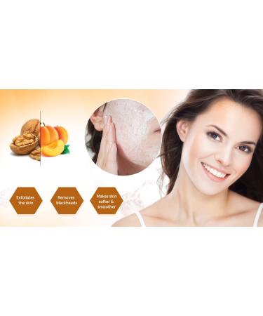 Vaadi Herbals Face & Body Scrub with Walnut & Apricot - 110g x 2 | Natural Exfoliating Scrub for Glowing Skin - Buy Online on GoSupps.com