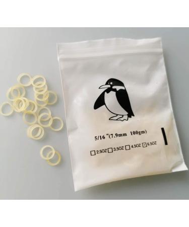 50 Bags DentalSmile Amber Elastic Latex Braces 6.5oz Orthodontics Rubber Bands Heavy 5/16 Dental Latex Bands Dentist Great for Dreadlocks Braids Top Knots - Buy Online on GoSupps.com
