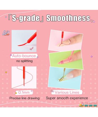 Modelones Gel Polish Nail Art Gel Liner Set - 6 Colors Lovely Gel Set - Buy Online on GoSupps.com