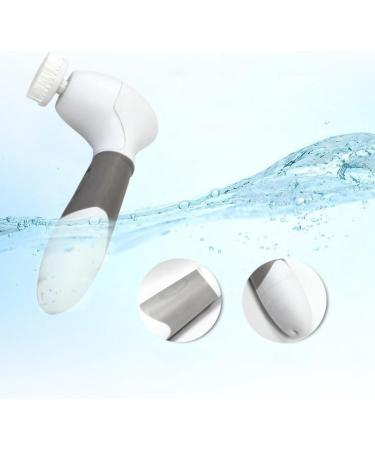4-in-1 Electric Gentle Scrubber Waterproof Soft: Professional Handheld Adjustable Facial Cleansing Brush - Buy Online on GoSupps.com