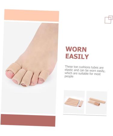 Healifty Silicone Gel Toe Tubes - 2pcs | Toe Finger Protector & High Heel Protectors | Small Toe Covers for Toe Care - Buy Online on GoSupps.com