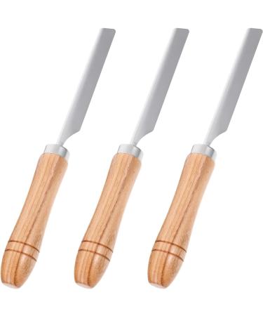 Sherchpry tool 3 pieces hair scraper kitchen hair razor stainless steel blades keeper manual hair razor for battle factory animal razor razor razor kitchen utensil holder holder holder