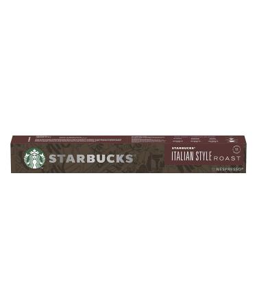STARBUCKS Starbucks Italian Style Roast By Nespresso Espresso Coffee 10 Capsules