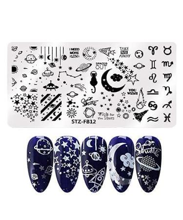 8 Pcs Nail Stamper Kit with Templates - Lace, Animal, Flower, Constellation Designs - Buy Online on GoSupps.com