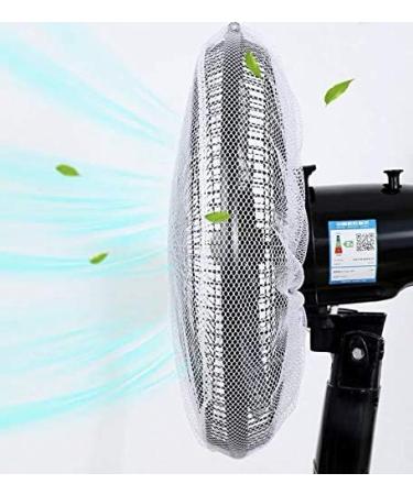 ARAWARA 20 Inch Fan Mesh Dust Cover - Set of 2 | Washable, Reusable, Anti-Dust | Child Safe | for Round Fans - White - Buy Online on GoSupps.com
