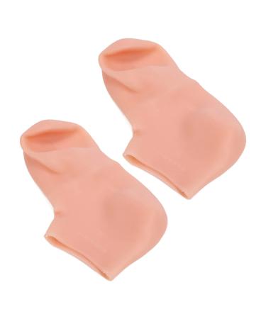 Gel Socks Comfortable Elastic SPA Foot Care Gel Socks for Cracked Feet for The Salon (XL)