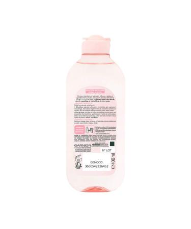 Garnier SkinActive All-in-1 Micellar Water with Rose Water for Dark & Sensitive Skin - 400ml - International Shipping Available - Buy Online on GoSupps.com