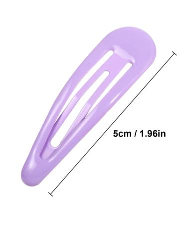 Sioppkik 30-Piece Colorful Hair Clips for Girls & Women - 5cm Metal Clips in 10 Classic Styles - Buy Online on GoSupps.com