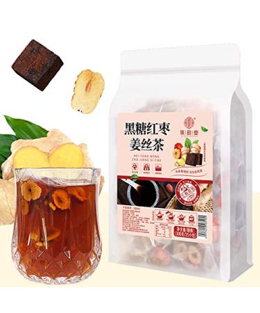 Black sugar red jujube ginger silk tea 10.58 oz (12g 25packets) Ginger flavor Jujube tea 300g